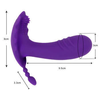 Vibrator Vibrator cu 10 viteze Invizibil Purta Chilotei Vagin Stimulator Clitoris Control de la Distanță G Spot Masaj Jucarii Sexuale pentru Femei