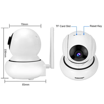 Wanscam 1080P Camera IP Wireless WIFI Usa Video de Rețea de Supraveghere CCTV aparat de Fotografiat Viziune de Noapte de Detectare a Mișcării Baby Monitor