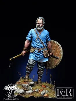 1/32, Rășină kit Figura GK Viking Raider, Irlanda, 795 Istorice și umaniste teme Neacoperite de Nici o culoare