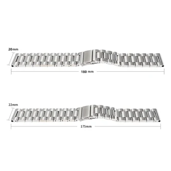 Caz+Curea Pentru Galaxy watch 46mm 42mm active 2 44mm 40mm samsung Gear S3 Frontieră 20mm/22mm ceas bandă de Oțel Inoxidabil caz TPU
