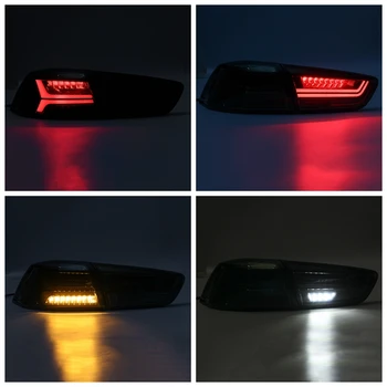2 BUC Masina din Spate spate cu LED-uri Lumina de Frână Lampă de Semnalizare cu LED DRL Stop Lampă Spate pentru Mitsubishi Lancer EVO x 2008 - 2017 Accesorii Auto