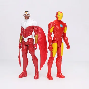 30cm Jucarii Marvel Avengers Endgame Marvel Falcon Ironman Căpitanul American din PVC Figura de Acțiune super-Erou de Colectie Model