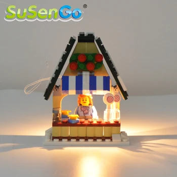 SuSenGo Lumină Led-uri Kit Pentru 10235 de Iarnă Crăciun Sat Piață Compatibil cu 36010 , NU Cărămizi Model