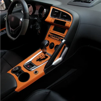 Auto-Styling Masina Noua Interior Consola Centrala Culoare Schimbare Fibra De Carbon Laminat Decalcomanii Autocolant Pentru Peugeot 3008