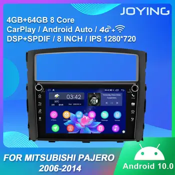 Android 10.0 șeful unității de 8 inch IPS stereo autoradio 4GB RAM+64GB ROM 1280*720 pentru Mitsubishi Pajero 2006-RDS BT WIFI