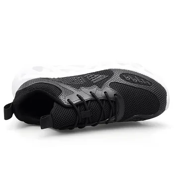 Rularea Pantofi Sport Barbati Adidasi Pentru Sport Circuland Chaussure Homme Coș 2020 Alb Negru Dantelă-Up De Sex Masculin Respirabil