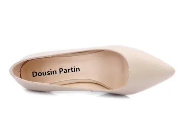 Dousin Pârtie 2018 moda 3 culori smiple tocuri ascuțite toe doamnelor pantofi pompe femeie glaidtor stil de pantofi cu toc pentru femei pantofi