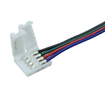 100buc led conector de sârmă 2pin 3pin 4pin 5pin 6pini Cablu conector Pentru WS2811 WS2812B 5050 RGB RGBW LED strip Lumina