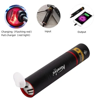 Alonefire SV16 365nm 5W Ultraviolete Lumina Lanterna USB Reîncărcabilă LED Blacklight Lanterna UV 365nm pentru Test de urină de animale de companie