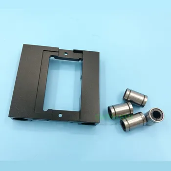 Actualizat Replicator imprimantă 3D din aluminiu dublu extruder transportul cu LM8UU MK10 MK8 X ax slider pentru tija 8mm tip elastic
