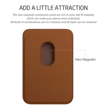 Pentru iphone12 Bag Cardul Magnetic de Moda Portofel Titularul Cardului de Caz Pentru iPhone 12 Pro Max 12 Mini de Lux Pungă din Piele Acoperi