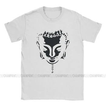 Agrement Buddha Fata T-Shirt pentru Barbati din Bumbac Tricou Meditație Zen Spirituală Budismul Maneca Scurta Tricou Plus Dimensiunea Îmbrăcăminte