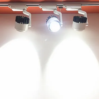 4buc/lot 20W 30W LED COB Urmări Lumina Plafon de aluminiu Feroviar de lumini la fața Locului Pentru Magazin de Haine Magazin de Pantofi Șină de Iluminat