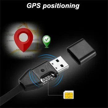 Micro USB Încărcător Cablu de Localizare GPS Voce de Ascultare GSM GPRS de Urmărire în Timp Real Pentru iPhone și Android M30