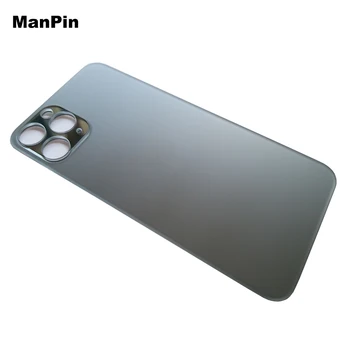 3pcs/lot pentru iPhone 11Pro Max Sticla din Spate Ecran LCD Spart Baterie Capac Spate Obiectiv Cu Gaura Mare Telefon Mobil de Reparații Piese de Schimb