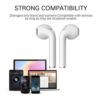 I7s TWS 5.0 Wireless Bluetooth pentru Căști pentru Allview Viva Q8 Pro Tablet Căști Muzica Earbud de Încărcare Cutie