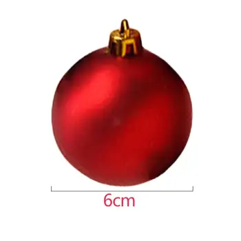 6Pcs/100buc 6cm Pom de Crăciun Decorativ Mingea Ornamente Pandantiv 6 buc/pachet Silver Gol Afară Xmased Mingea Decor Baubles