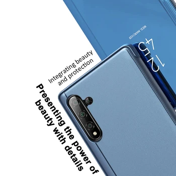 Smart Mirror Caz Pentru Samsung Galaxy Note 10 9 8 S10 S9 S8 Plus S10E Vedere Clară Suport Flip Cover Pentru Samsung Nota 10 Pro
