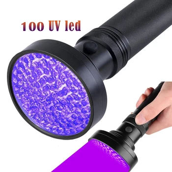 Ultraviolete Uv cu Led-uri Lanterna Torch Lampă cu Lumină UV Lanterna Baterie AA 395 test UV Aliaj de Aluminiu de Lucru Sterilizator cu lampa