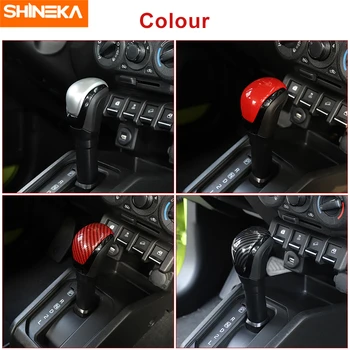 SHINEKA Interior Semifabricate Pentru Suzuki Jimny Auto Gear Shift Knob Decor Cap de Acoperire Autocolant Pentru Suzuki Jimny 2019+ Styling Auto