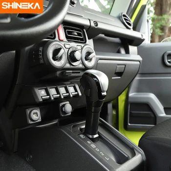 SHINEKA Interior Semifabricate Pentru Suzuki Jimny Auto Gear Shift Knob Decor Cap de Acoperire Autocolant Pentru Suzuki Jimny 2019+ Styling Auto
