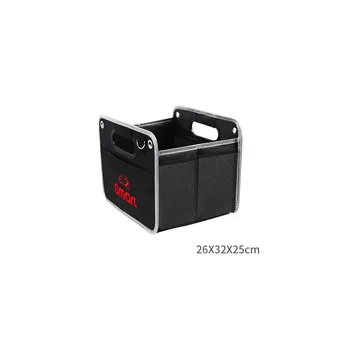 Pliabil negru cutie de depozitare sac Oxford pânză sac de depozitare pentru Smart Fortwo Forfour 453 451 logo model de masina accesorii auto sac net