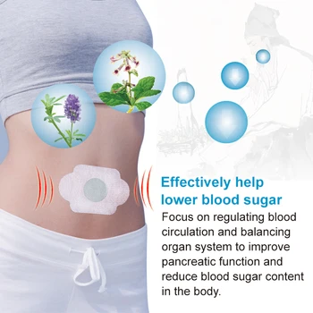 Sumifun Noi 36Pcs Diabetică Patch-uri de Control de Zahăr din Sânge mai mici de Glucoză din Sânge Plante Naturale Tencuieli de Îngrijire a Sănătății D2466