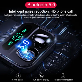 Noul X7 TWS Căști Bluetooth Wireless BT5.0 IPX7 rezistent la apă Pavilioane Distanta de Transmisie Adevărat set de Căști Stereo Wireless