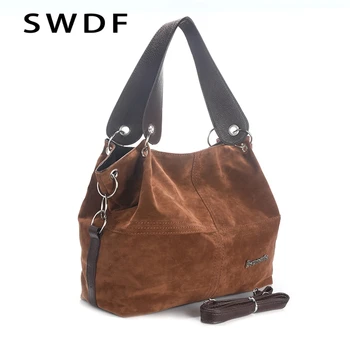 SWDF Brand Nou geantă de mână de sex feminin mare recipienti din plastic de înaltă calitate doamnelor de umar messenger top-saci mâner moale de catifea vintage tote sac
