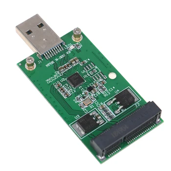1 buc Mini-USB 3.0 pentru PCIE mSATA SSD Extern PCBA Conveter Adaptor de Card