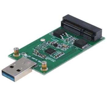 1 buc Mini-USB 3.0 pentru PCIE mSATA SSD Extern PCBA Conveter Adaptor de Card
