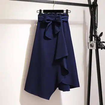 2019 Vară De Moda Pentru Femei Trening Femei Elegante Maneca Scurta Bluza + Fusta Seturi De Fete Drăguț Vintage Slim Două Bucata Set F139