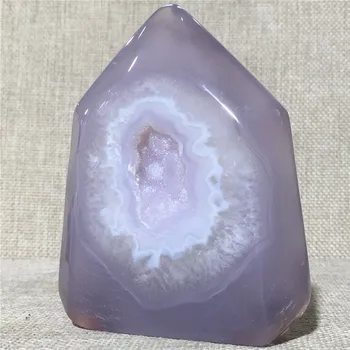 Naturale Agat geode Cristal de Cuarț Specimen Mobilier Acasă Decorare Piatră Brută piatră prețioasă Reiki de Vindecare