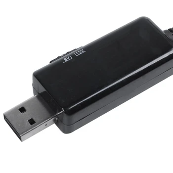 USB Cablu Boost 5V Pas Până la 9V 12V Tensiune Reglabila Converter 1A Step-up Volt Transformator DC Regulator de Putere cu Comutare și