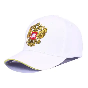 Noi Neutru Bumbac în aer liber Șapcă de Baseball Rusia Ecuson Broderie Snapback Sport de Moda Pălărie Bărbați și femei cu Patriot Pălărie os