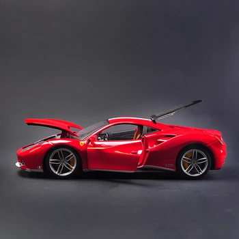Bburago 1:18 Ferrari 488 10-a aniversare Roșu versiune aliaj model de masina de simulare decor masina colecție cadou jucărie