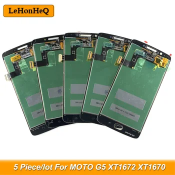 5 Buc/lot LCD Pentru Motorola MOTO G5 Display LCD touch ecran digitizor de asamblare Pentru MOTO G5 XT1672 XT1670 înlocuire LCD
