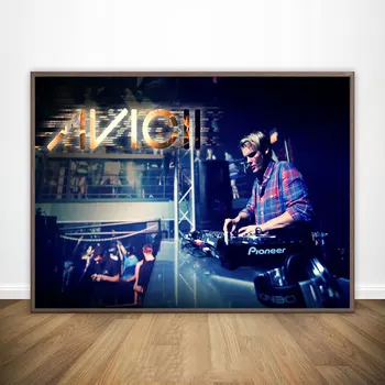 Avicii Legenda DJ Cantareata de Muzica Star Modern Abstract Printuri Picturi Artă Panza Poze de Perete Pentru Camera de zi Decor Acasă