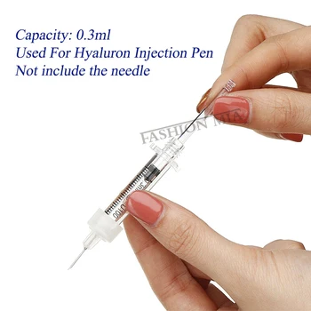 Injecție de unică folosință 0,3 ml Hialuronic Pen Ace de Seringă Fiolă Capul De Înaltă Presiune Mezo Hyaluronique Pen Pistol Pulverizator Instrument
