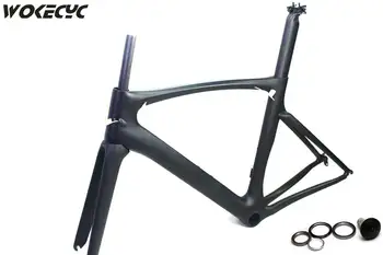 T800 de Carbon biciclete rutier cadre UD Negru mat/lucios de curse de cadru de biciclete ciclism frameset dimensiune 49cm,52cm,54cm,56cm,58cm