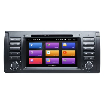 4GB 64GB 1Din Android 10 Radio Auto GPS Player Pentru BMW Seria 5/X5 E39 Multimedia de Navigatie DVD, Stereo IPS DSP Wifi DAB+