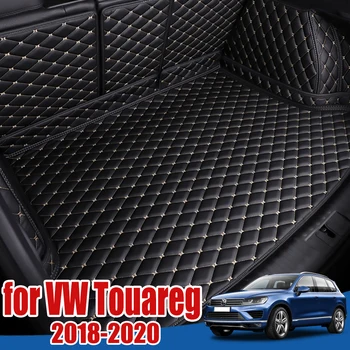 Masina de Boot Tava Etaj Protector pentru Volkswagen VW Touareg 2018 2019 2020 2021 Cargo Liner Boot Pad Covor Portbagaj VW Touareg Mat