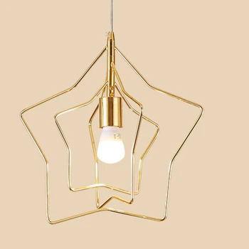 Nordic creative stele pandantiv lumina LED E27 personalitate moderne lampă de agățat pentru camera de zi, dormitor, camera copiilor restaurant
