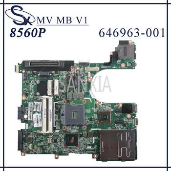 KEFU MV_MB_V1 Laptop placa de baza pentru HP 8560P original, placa de baza 646963-001