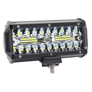 7inch 400W Impermeabil LED lumina de lucru bara de combo beam lumini de Conducere pentru camion Off Road 4WD SUV 4x4 Camioane Autoturisme 12V 24V lampa de ceață
