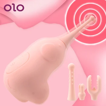 OLO 10 Moduri de Înaltă Frecvență G-Spot Stimulator Clitoris Vagin Vibrator Vibrator Masturbare Elefant Drăguț Vibrator Sex Shop Adult