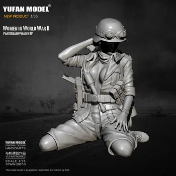 1/35 Yufan model Rășină Model de Rezervor soldat frumusete auto-asamblate YFWW-2067-3