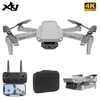 XKJ 2021 Noua Drona Cu Unghi Larg HD 4K, 1080P Camera Înălțime Ține Wifi RC Pliabil Quadcopter Cadou Jucărie Pentru Dropshipper