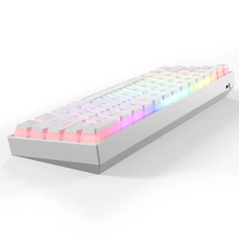 61 Taste de Tip C, RGB LED Dublu Pielea Lapte Împușcat cu iluminare din spate cu Fir Tastatură Mecanică Mini Tastatură de Gaming Gateron Switchs pentru PC Deskt