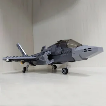 646Pcs Militar Blocurile F-35 Lightning II-lea Avion de vanatoare Model de Jucarii pentru Copii, Cadouri de Craciun Compatibil Avion Militar